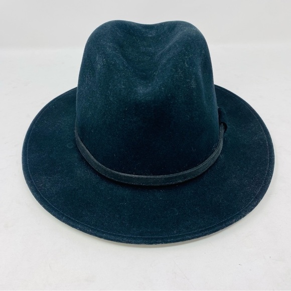 Bailey Black Glen Wool Furlite Crushable Fedora Size S - Picture 4 of 9